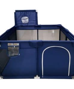 Parque de juegos para bebés portátil con canasta de