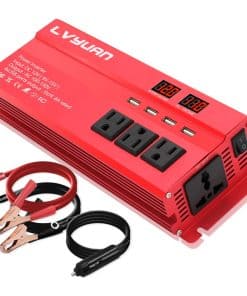Inversor de Corriente para Automóvil LVYUAN 1000W 12V a