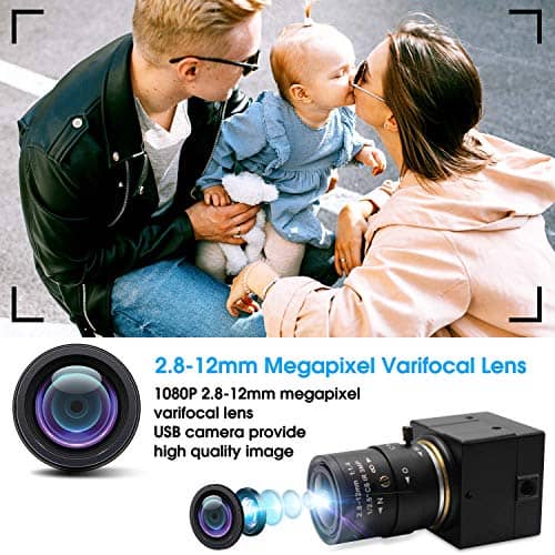 Cámara USB ALPCAM Gran Angular Lente Varifocal 2.8-12mm - Imagen 10