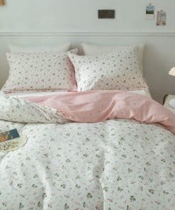 Juego de Funda de Edredón Vintage Estilo Jardín Floral