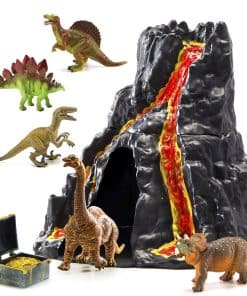 Casa Volcán Pintada de Lava Prextex con Puerta Oculta y 5