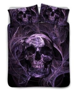 Cubierta para Edredón Estampada con Calaveras de Moda