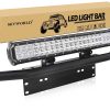 Barra de luces LED SKYWORLD, 20 pulgadas 126W Spot Flood