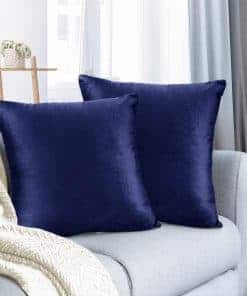 Funda de Cojín Nestl, Acolchada de Terciopelo Decorativa 24