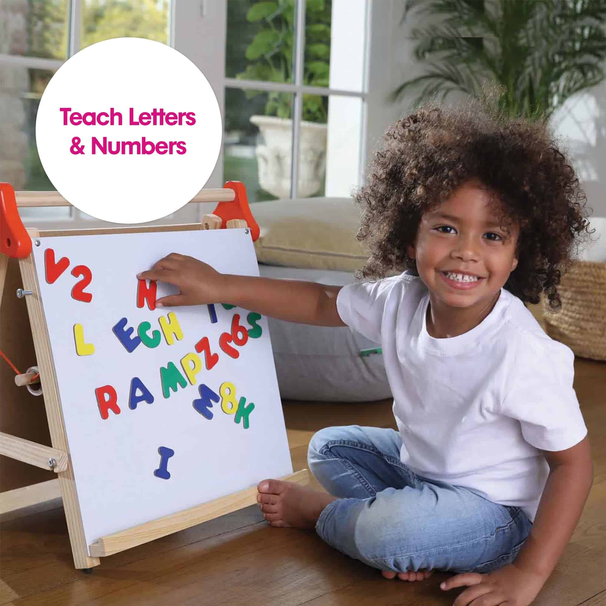 Tablero de arte de sobremesa 4 en 1 de Edushape para niños - Imagen 7