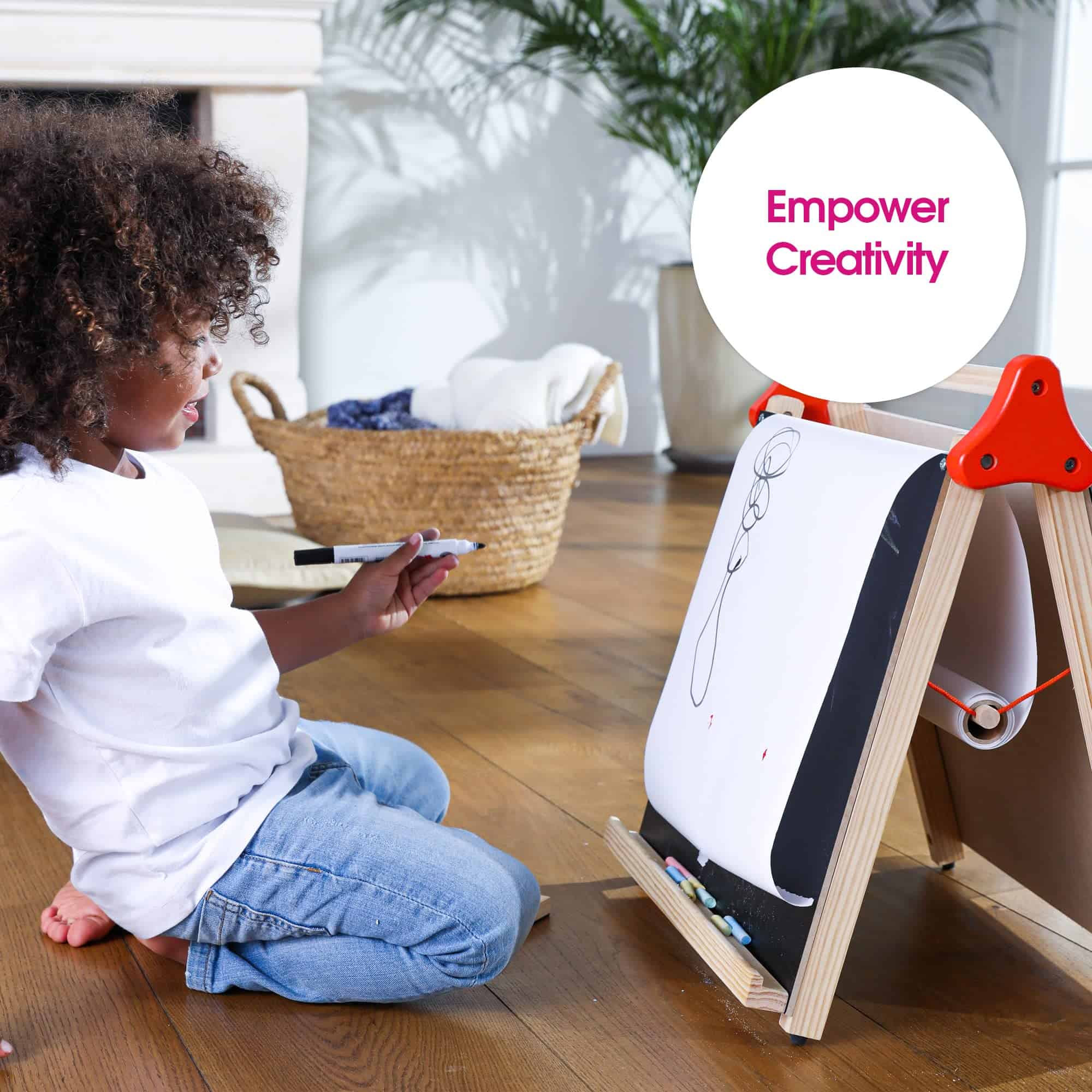 Tablero de arte de sobremesa 4 en 1 de Edushape para niños - Imagen 8