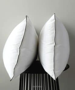 Juego de 2 Almohadas de Plumas Orgánicas APSMILE, Almohadas