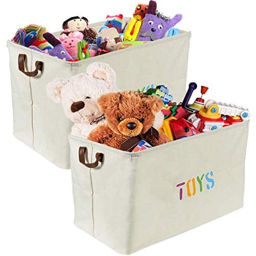 Conjunto de 2 cestas organizadoras de juguetes Woffit para