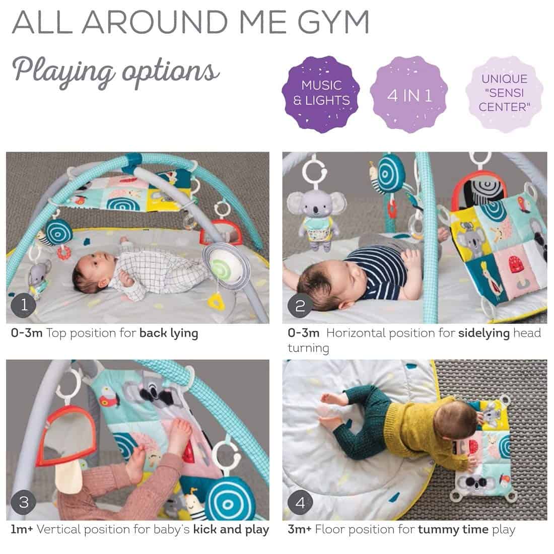 Gimnasio de Actividades para Bebés Taf Toys 4 en 1 con - Imagen 9