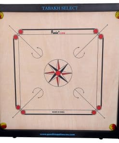 Tablero de Carrom Precise Select de 6mm con Monedas,