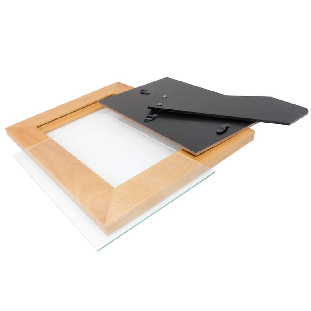 Marco de Fotos de Mascotas de Madera Grabado con Vidrio, - Imagen 4