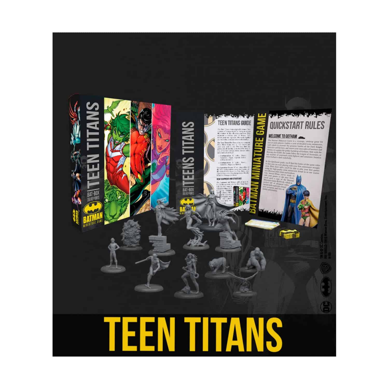 Juego de Miniaturas de Batman: Teen Titans - Escala de 35MM