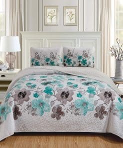 Colcha de cama de 3 piezas tamaño completo/queen con