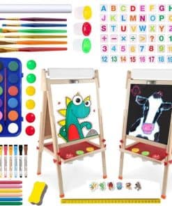 Caballete de Arte para Niños Incluye 100+ Accesorios -