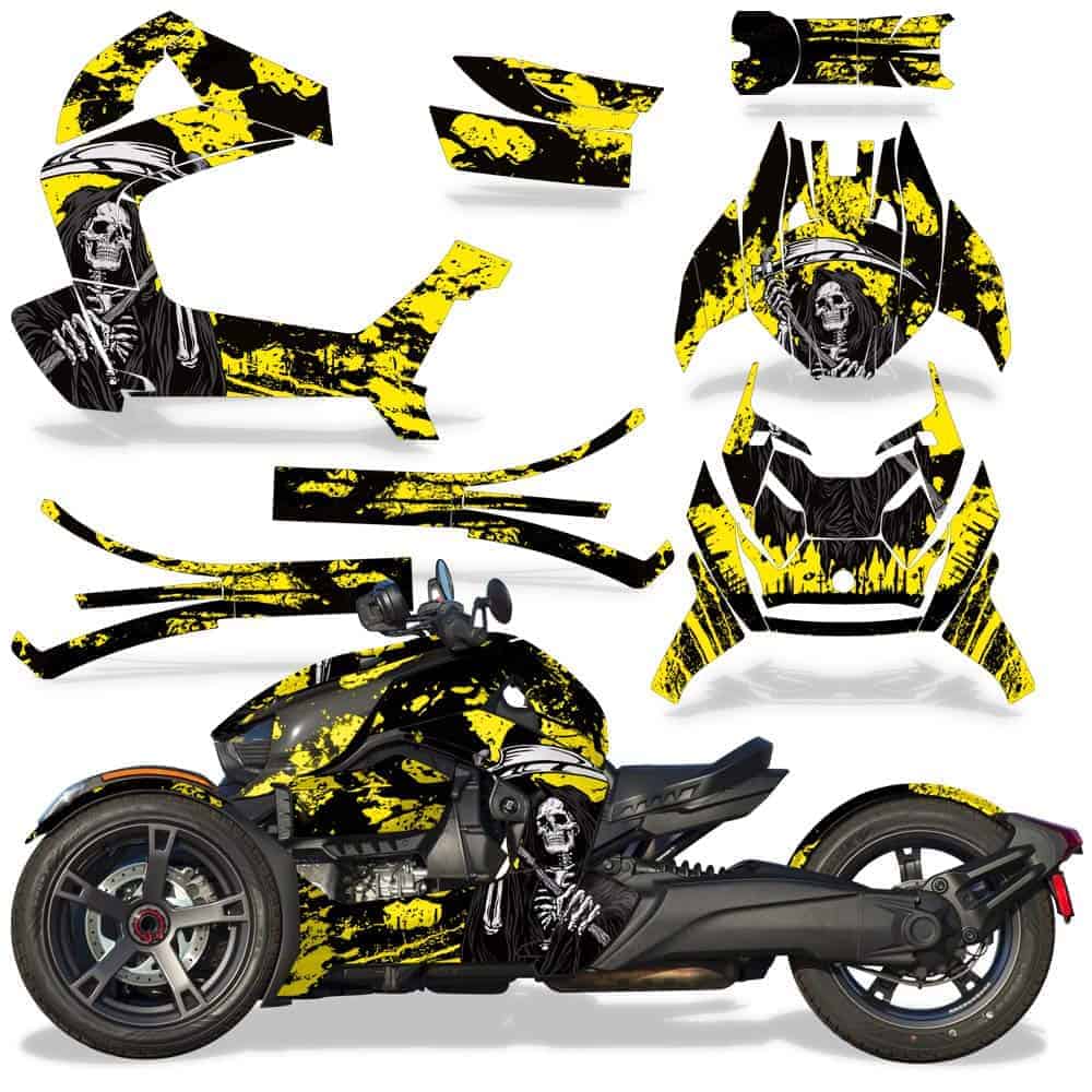 Kit completo de calcomanías gráficas para Can-Am Ryker