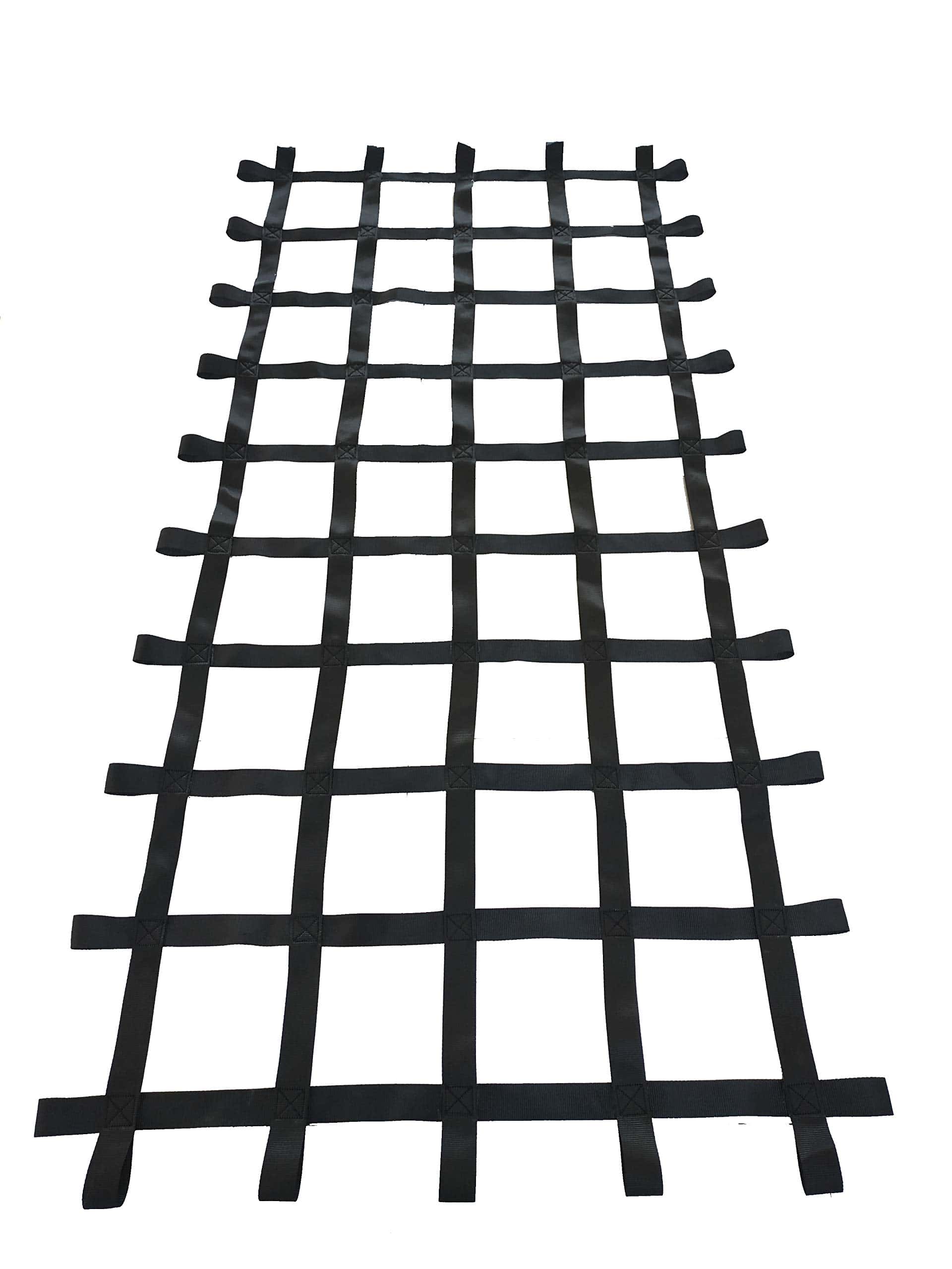Red de Carga de Escalada Fong de 8 pies X 4 pies Negra (96