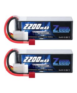Batería Zeee Lipo 4S 2200mAh 14.8V 50C con Conector T Deans