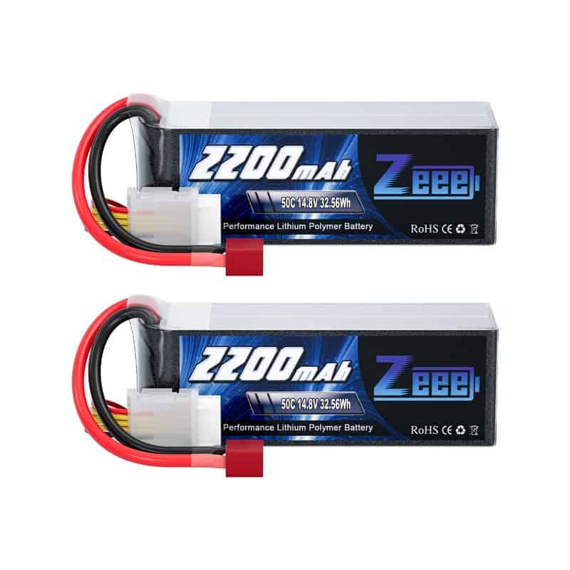 Batería Zeee Lipo 4S 2200mAh 14.8V 50C con Conector T Deans