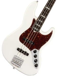 Bajo Fender American Ultra Jazz, Arctic Pearl, Diapasón de