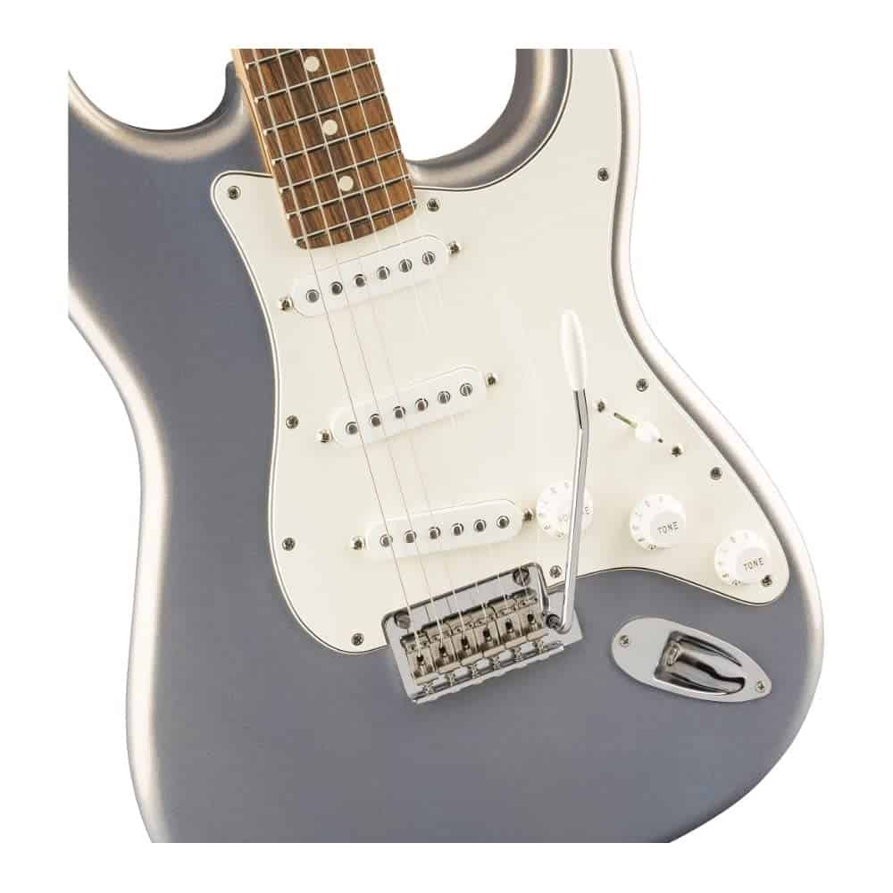 Guitarra Eléctrica Fender Player Stratocaster SSS, Plata, - Imagen 3