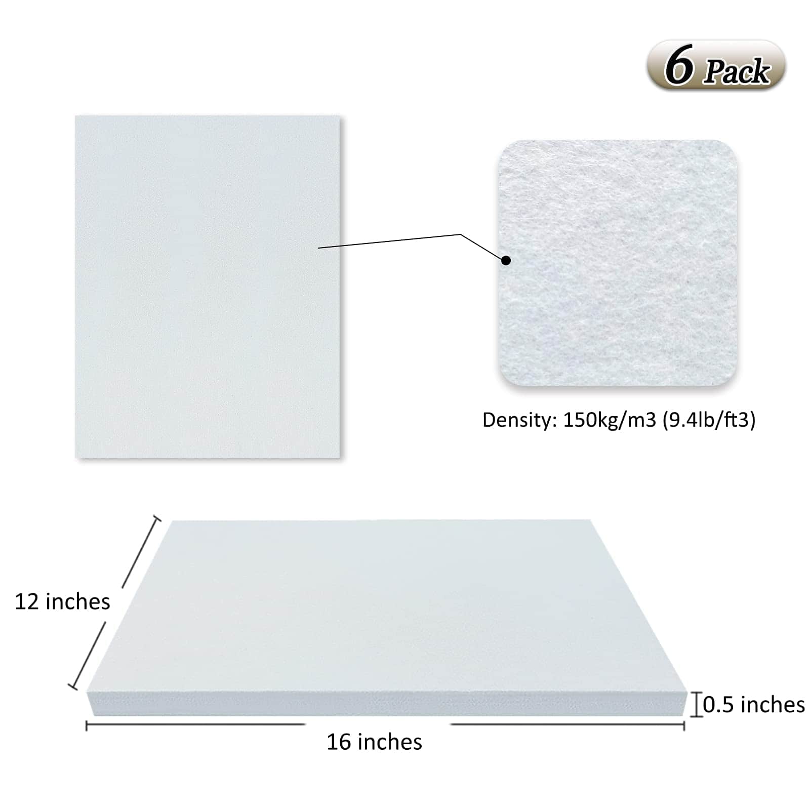 Paneles Acústicos TroyStudio Acolchados, 16 x 12 x 0.5 - Imagen 3