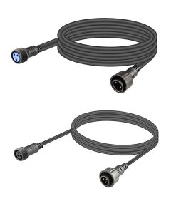 Cable de Alimentación y DMX Impermeable, Conector de Salida