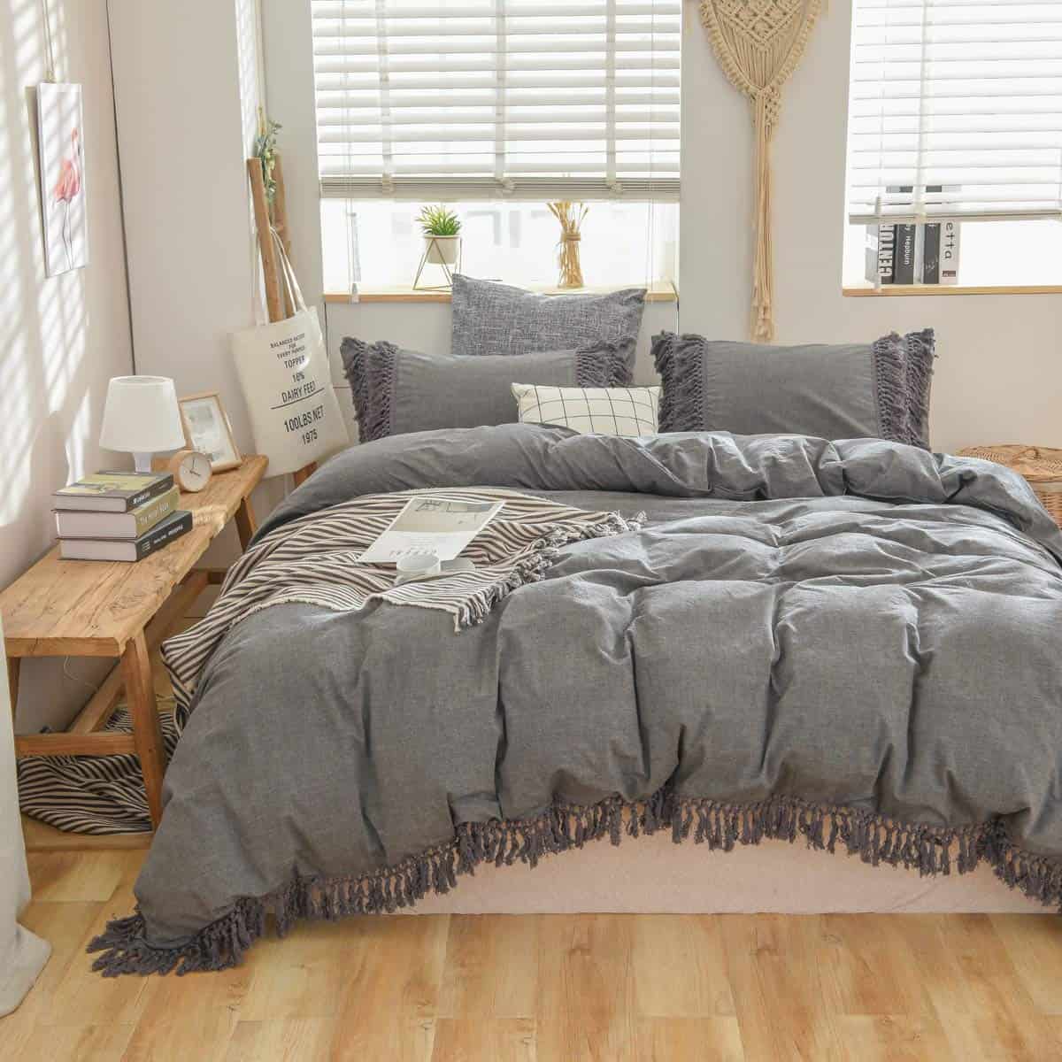 Juego de Funda de Edredón Softta 3Pcs (1 Funda de Edredón +