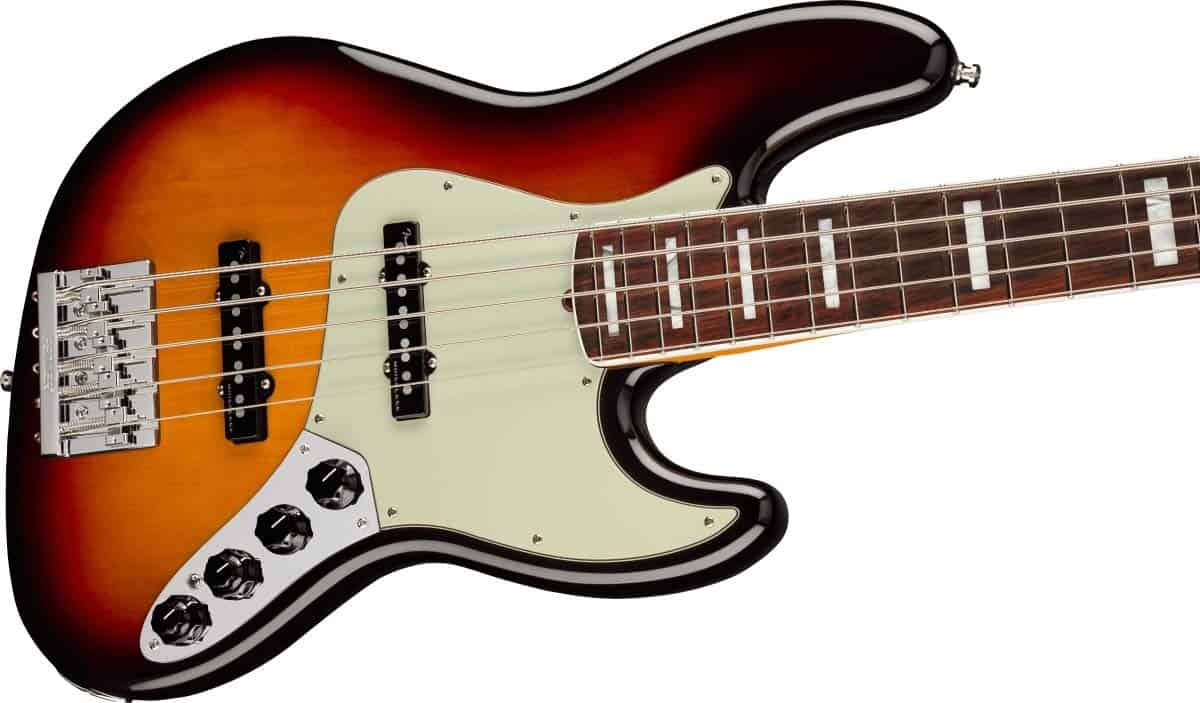Bajo Jazz Fender American Ultra de 5 cuerdas, Ultraburst, - Imagen 6
