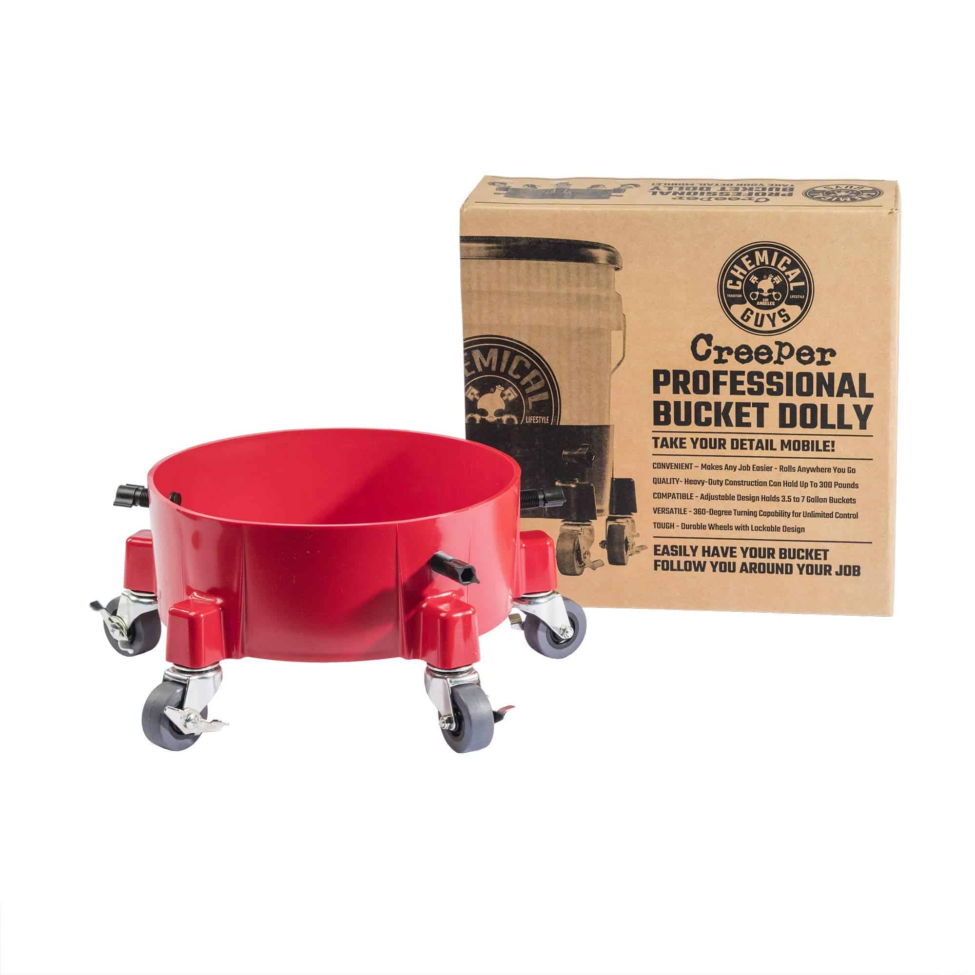 Chemical Guys ?ACC1001R Creeper Rolling Bucket Dolly para