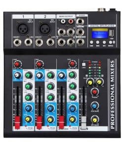 Consola de DJ Digital Profesional Portátil Bluetooth