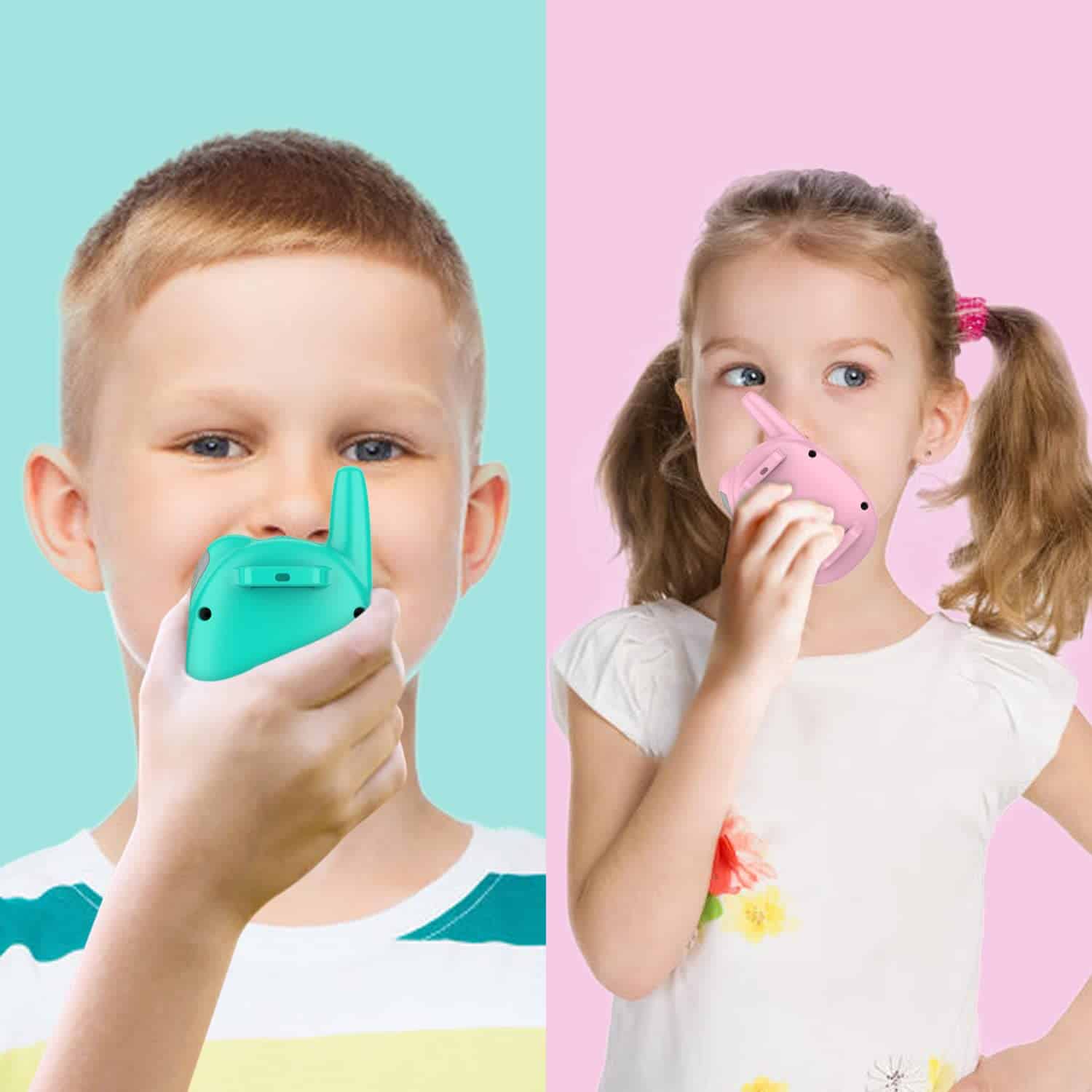 Walkie Talkies para Niños Recargables, 2 Pack Niños Walkie - Imagen 4
