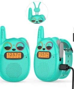 Walkie Talkies para Niños Recargables, 2 Pack Niños Walkie