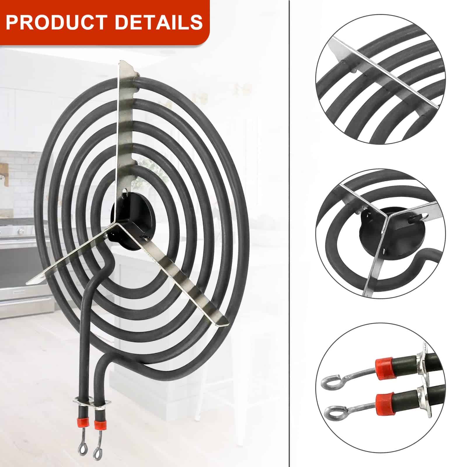 Elemento de quemador de rango eléctrico 316442301 de 8'' - Imagen 4