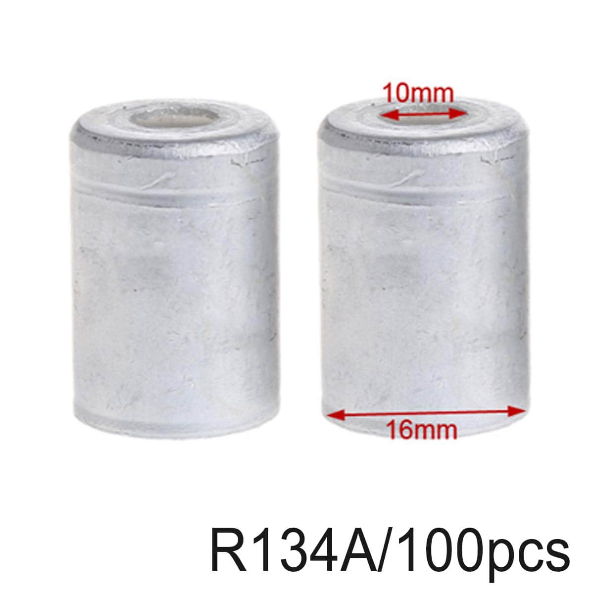 100pcs Terminal de Engaste de Aluminio para Manguera de - Imagen 4