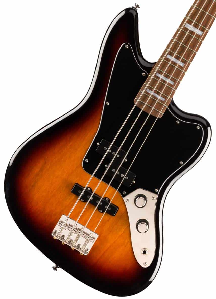Bajo Jaguar Squier Classic Vibe, Sunburst de 3 colores,