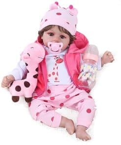 Muñeca Realista de Bebé Recién Nacido, Muñeca de Silicona