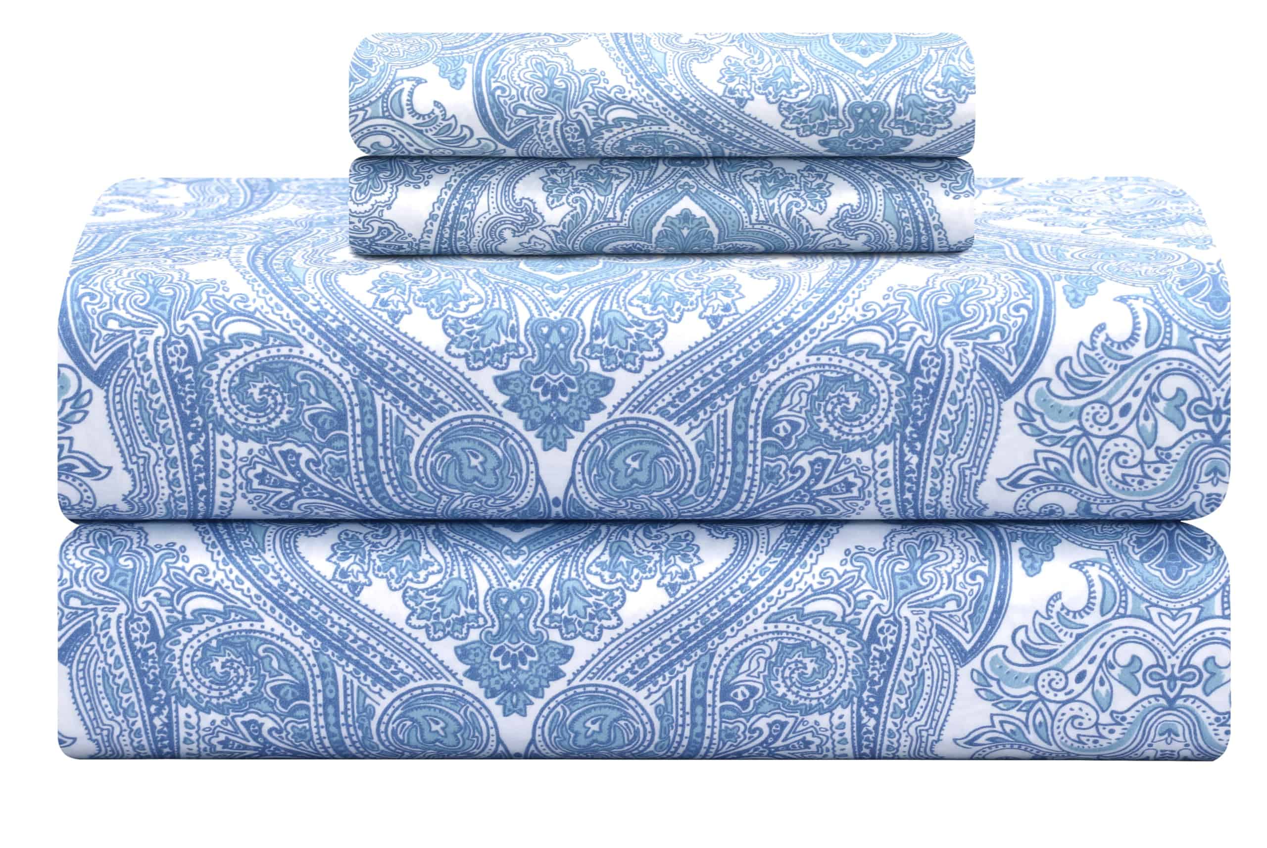 Juego de sábanas de algodón suave Feather & Stitch, 300