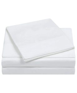 Juego de sábanas de algodón percal de 400 hilos Charisma,