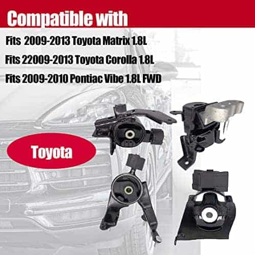 Soporte de motor del motor compatible con 2009-2013 Toyota - Imagen 3