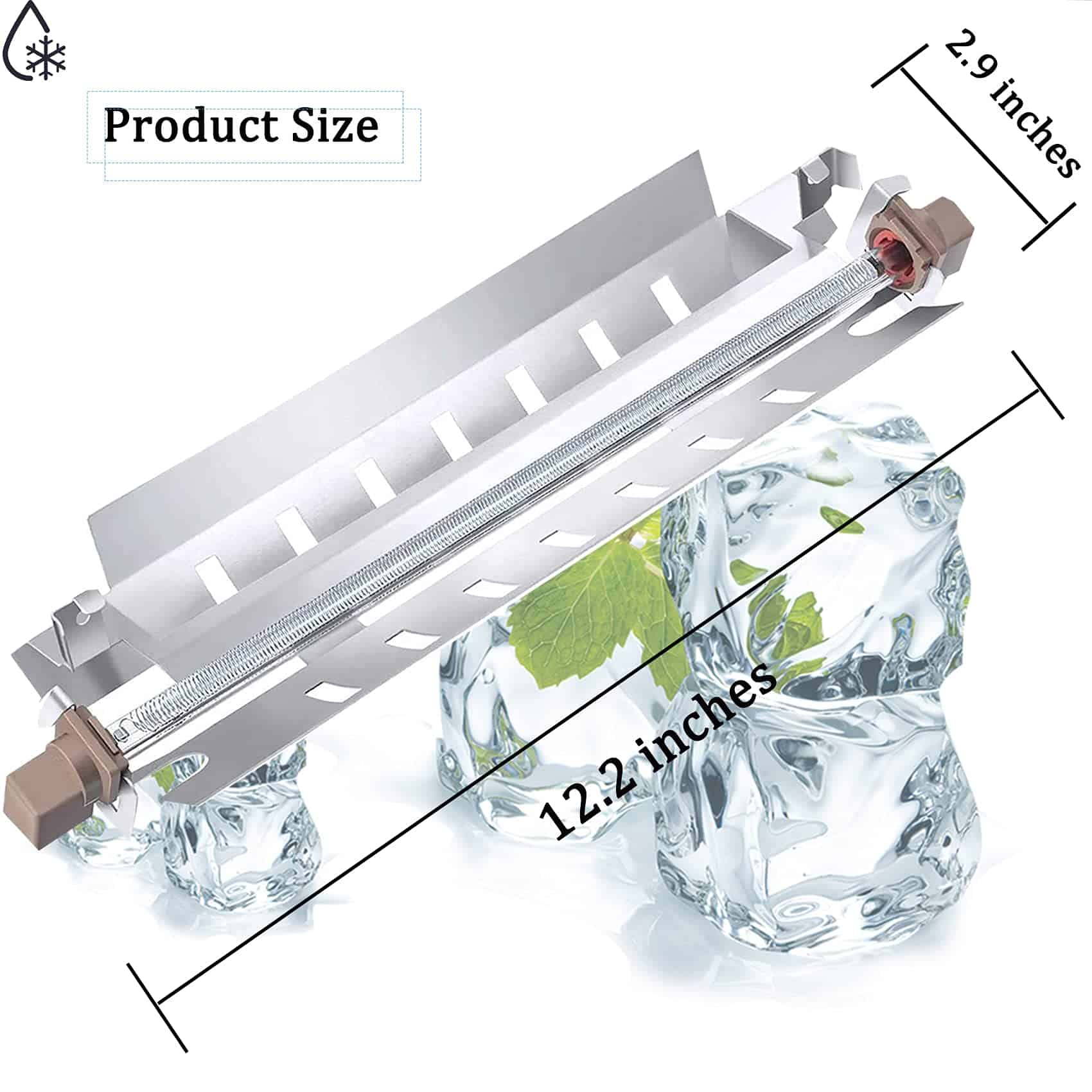 Calentador de Deshielo de Refrigerador WR51X10055 - Imagen 3