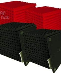 96 Pack Allxinlog Paneles de Espuma Acústica Absorvente de