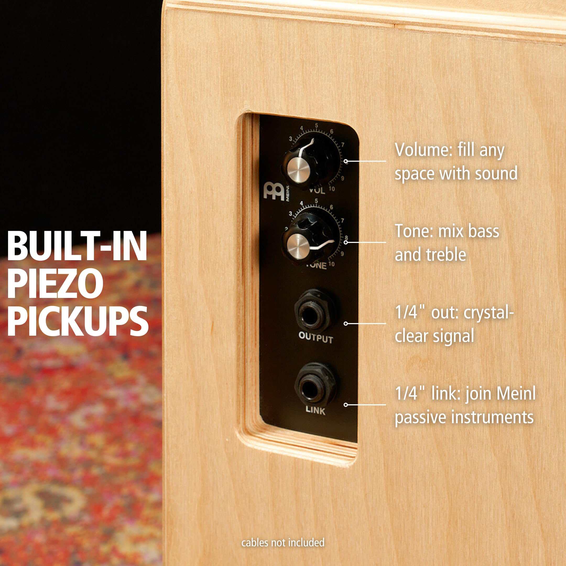 Cajón de percusión con efecto de caja y electrónica para - Imagen 3