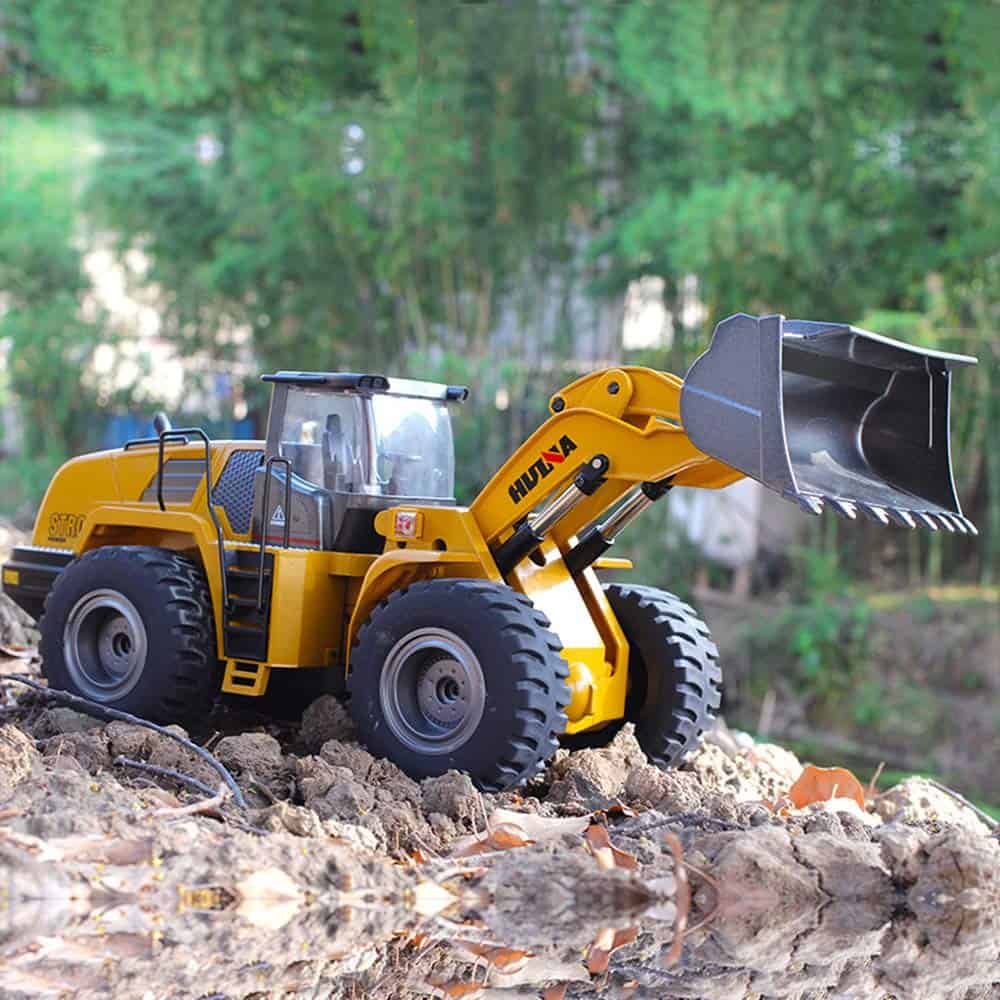 Ailejia 1/14 RC Wheel Loader 10 Channel Control Remoto - Imagen 5