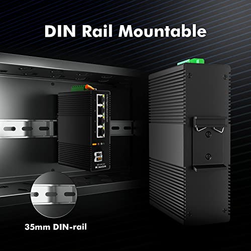 Switch de Red MokerLink de 5 Puertos Gigabit con Montaje - Imagen 8