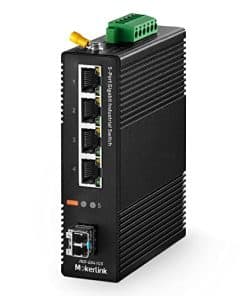 Switch de Red MokerLink de 5 Puertos Gigabit con Montaje