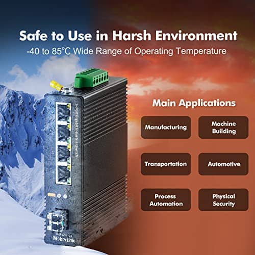 Switch de Red MokerLink de 5 Puertos Gigabit con Montaje - Imagen 9