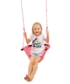 JKsmart Columpio para niños con cuerda resistente, seguro