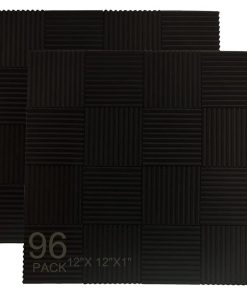Paquete de 96 Paneles de Espuma Acústica Allxinlog Absorb