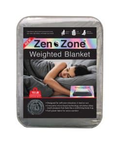 Manta Ponderada de 15 lbs con Cubierta Removible y Lavable,