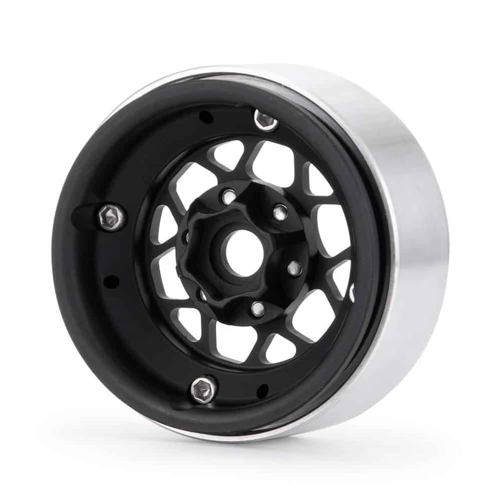 RCLIONS Llantas de Aluminio Metal 1.9 pulgadas RC Beadlock - Imagen 8